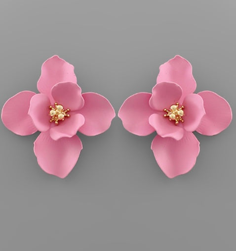 Pink Dogwood Earrings