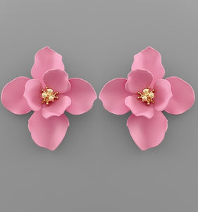Pink Dogwood Earrings