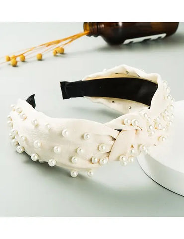 Ivory Pearl Headband
