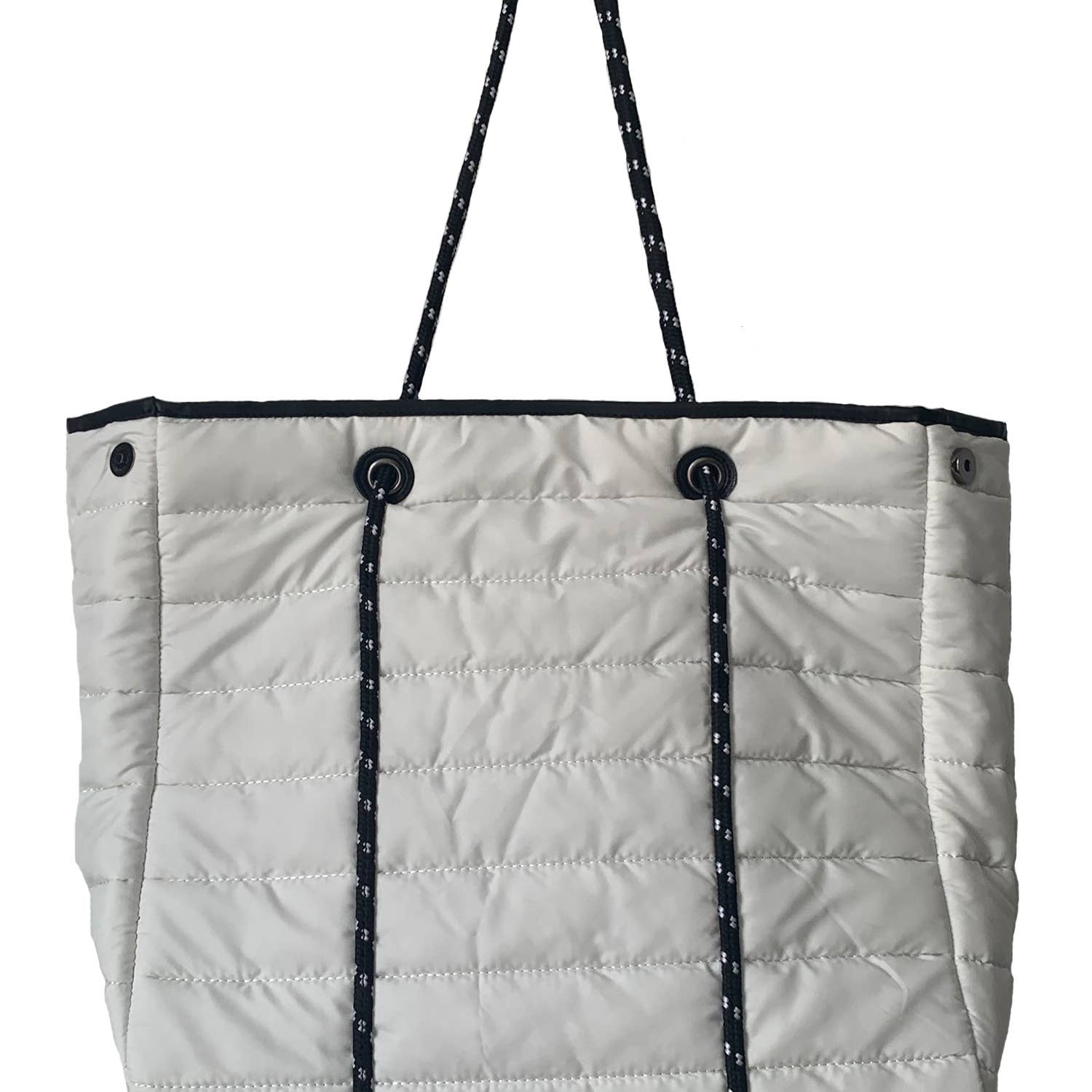 White Puffy Tote