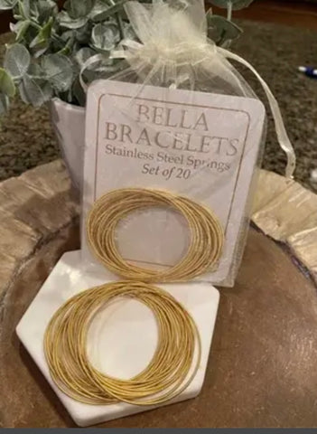 Gold Stainless Steel Bella Bracelets