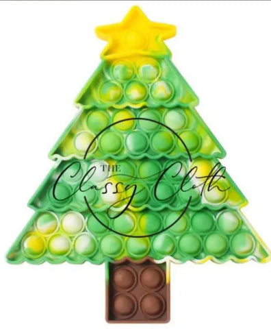 Fidget Toy - Green Christmas Tree