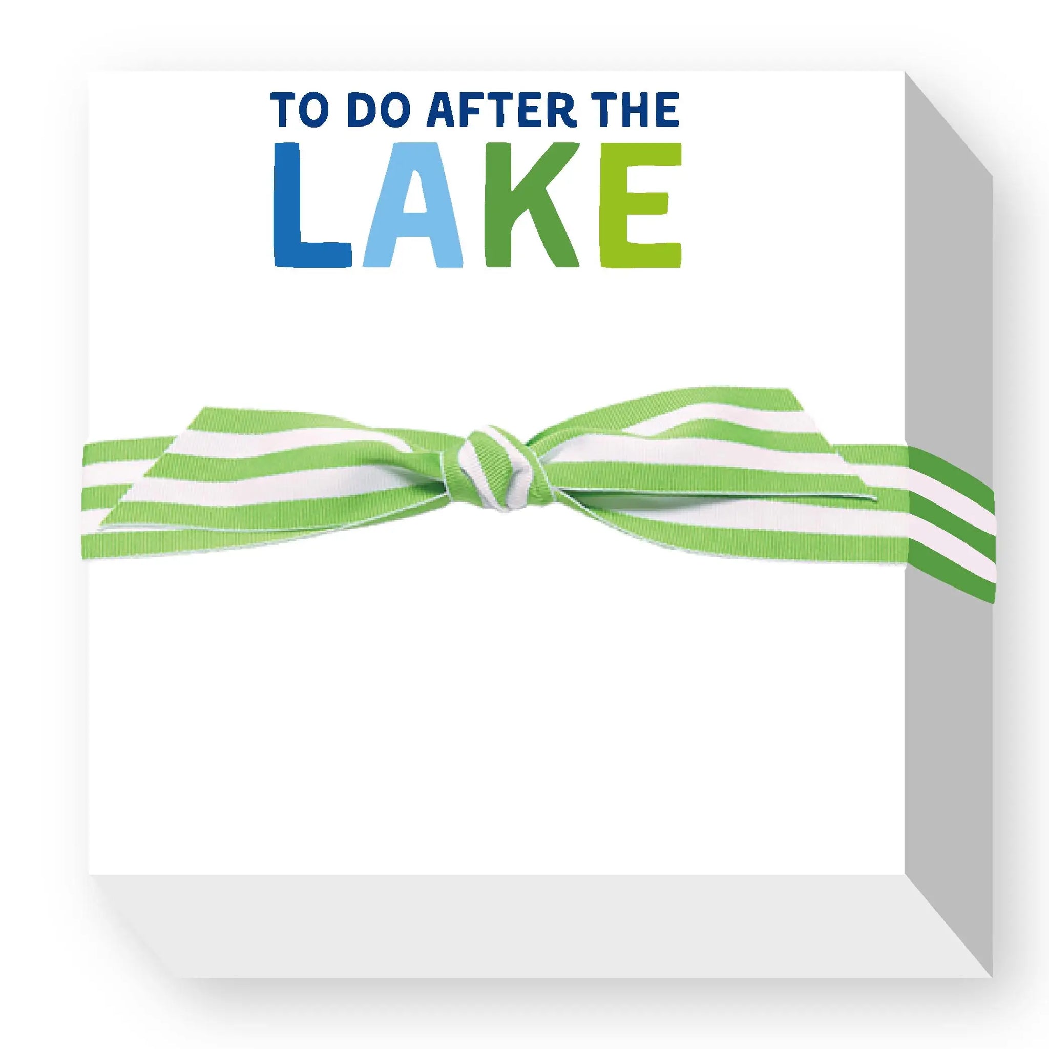 To do after the lake Chubbie notepad