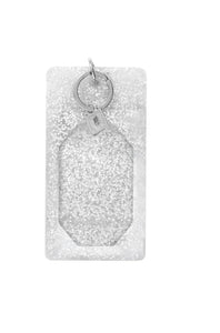 Oventure Rubber Silver Glitter ID Case