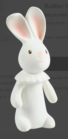 Havah the Bunny Rubber Squeaker Toy