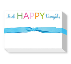 THINK HAPPY THOUGHTS BIG & BOLD NOTEPAD