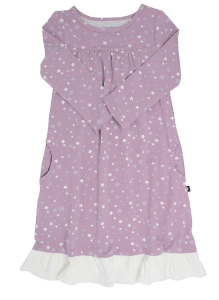 Size 2- Purple Stars Dress