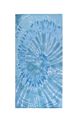 Blue Tie Dye Towel