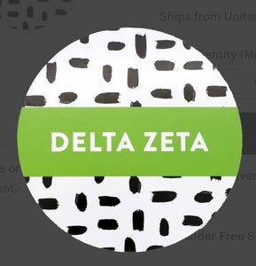 Delta Zeta Coasters