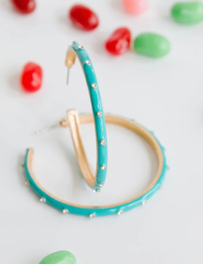 Michelle McDowell Teal Lucy Earrings