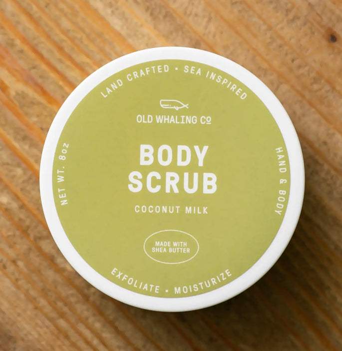 Coconut milk body scrub