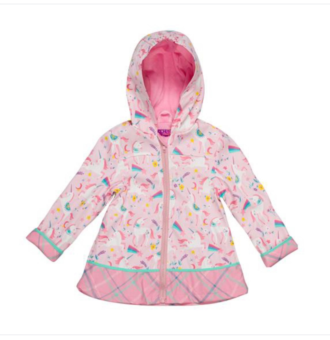 Stephen Joseph Unicorn Raincoat-Size 4T