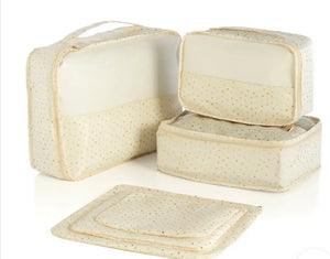 6-piece Travel Organizer Set - Ivory