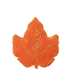 Harvest/ Thanksgiving Maple Leaf Cocktail Napkin