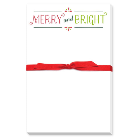 Merry and Bright large notepad
