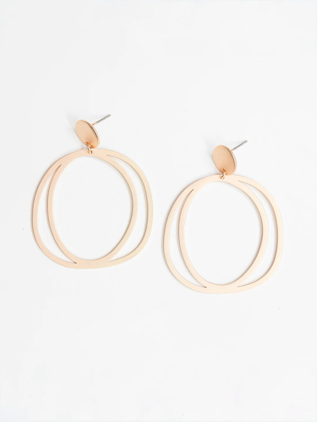 Gold Drey Earrings Michelle McDowell