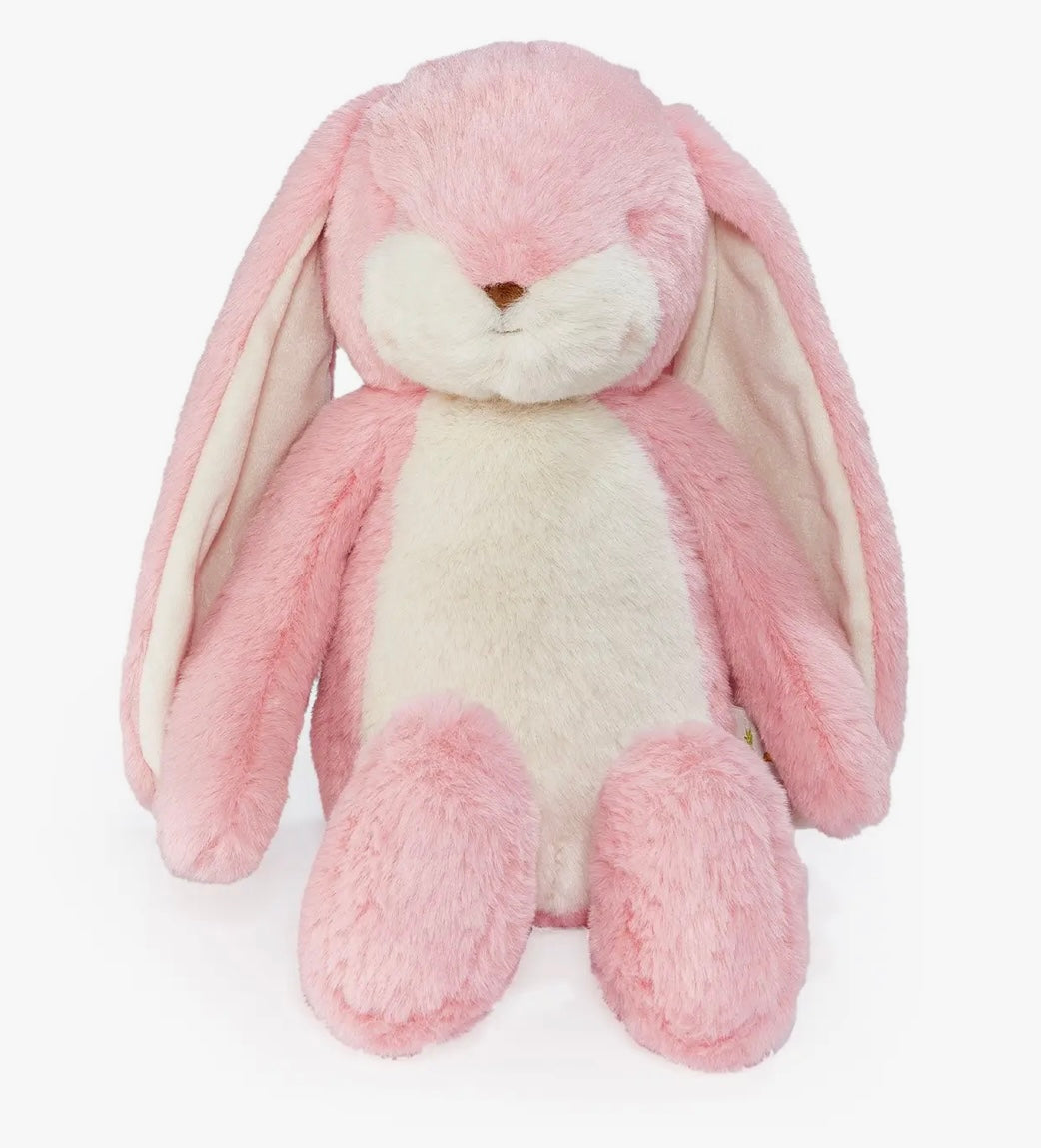 16” Dark Pink Stuffed Lop-Eared Bunny