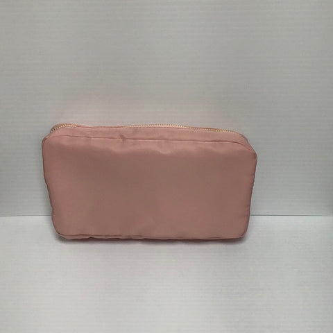Dusty Rose Nylon Cosmetic Bag