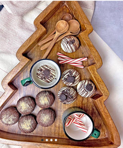 Giant wooden cheese board- Christmas tree