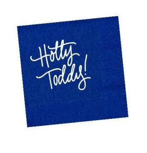 Hotty Toddy Cocktail Napkins ( Blue)