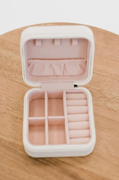 Ivory Mini Jewelry Case