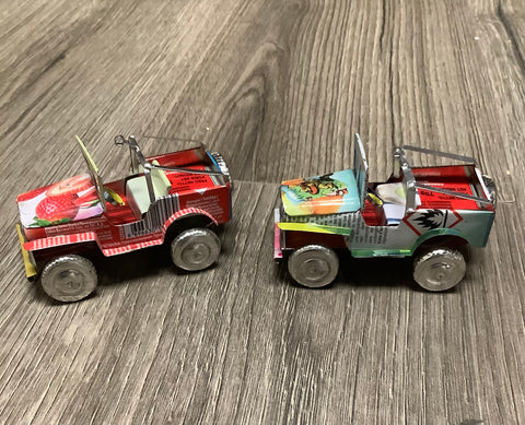 Tin Can Jeep Ornament