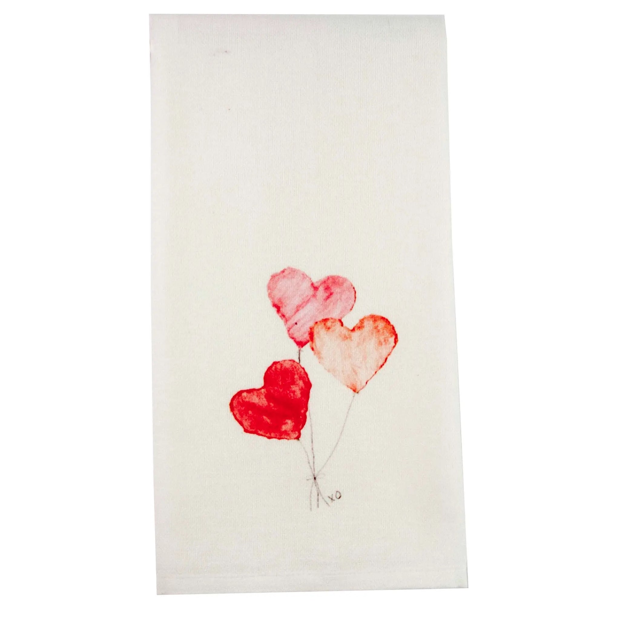 Balloon Heart Tea Towel