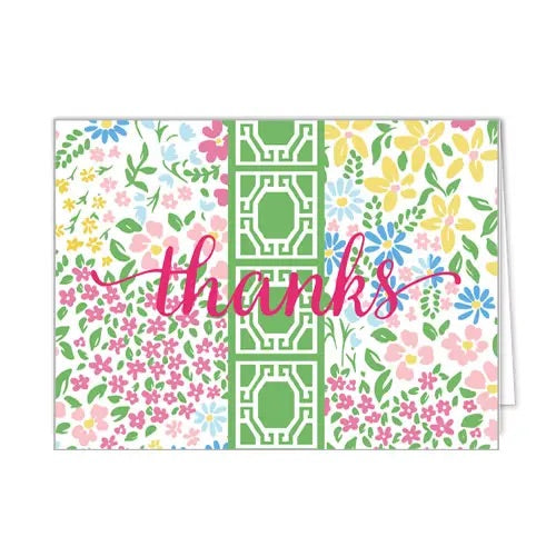 Floral Thanks Notecards