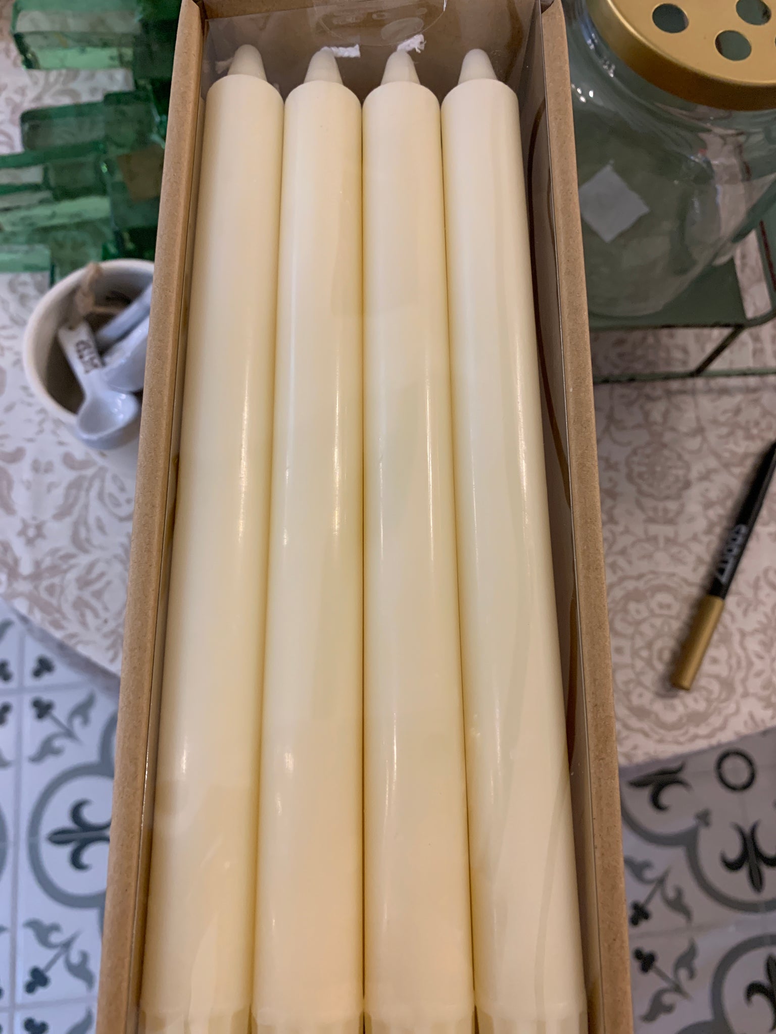 Long taper candle set