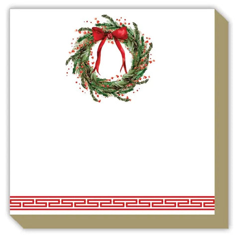 Christmas Berry Wreath Notepad