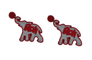 Roll Elephant Earrings