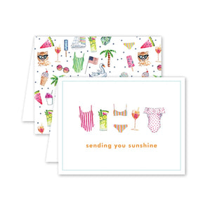 Sending you sunshine summer card