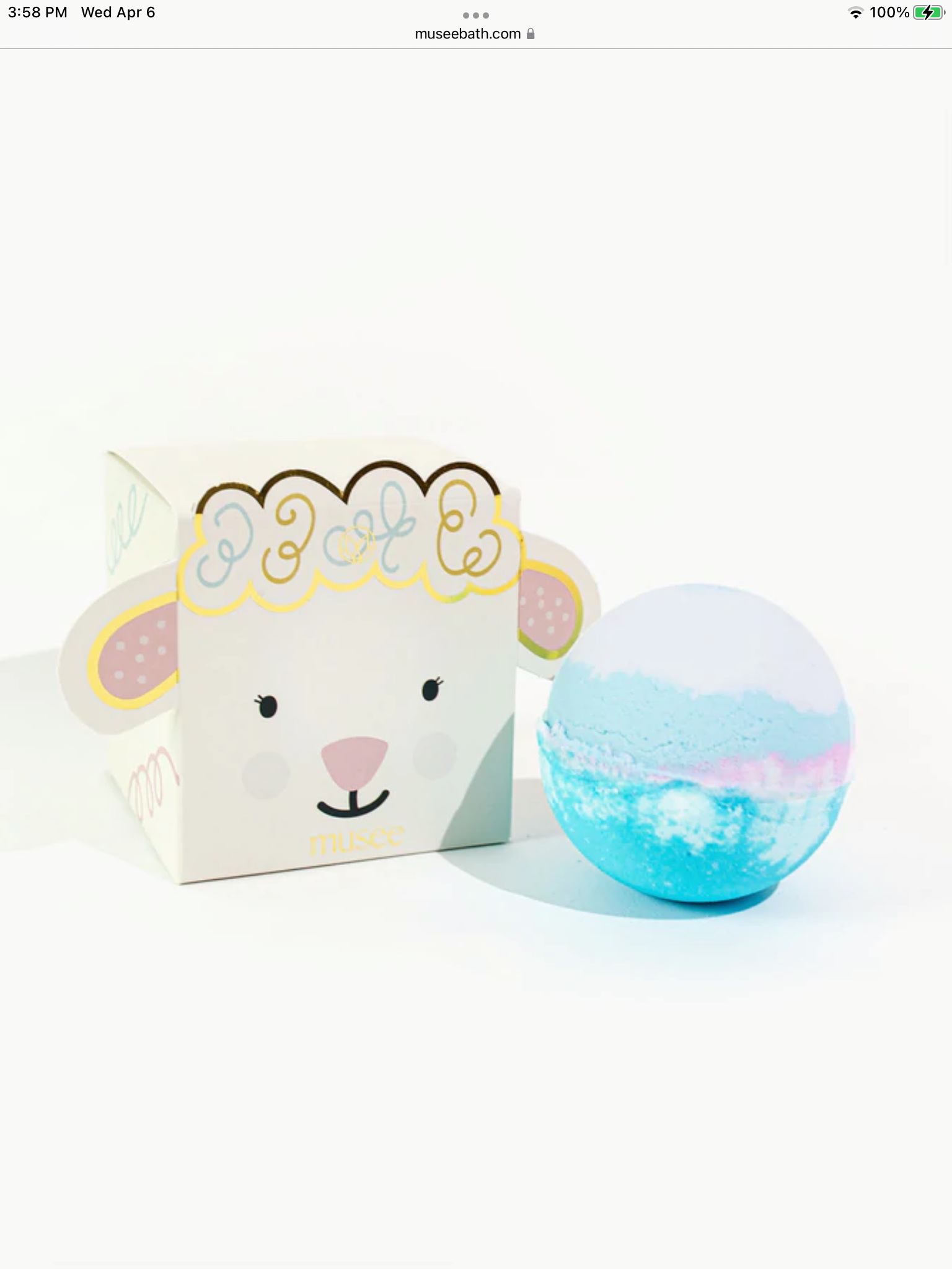 Musee Lamb Bath Bomb