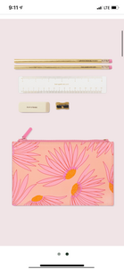 Kate Spade Falling Flower Pencil Pouch