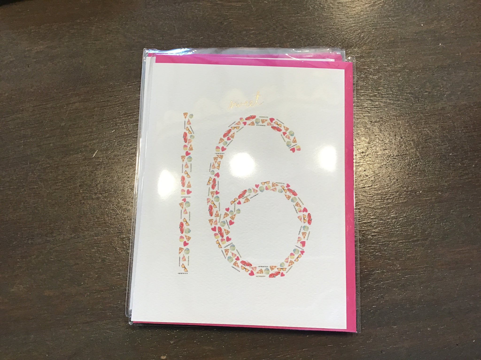 Sweet 16 card