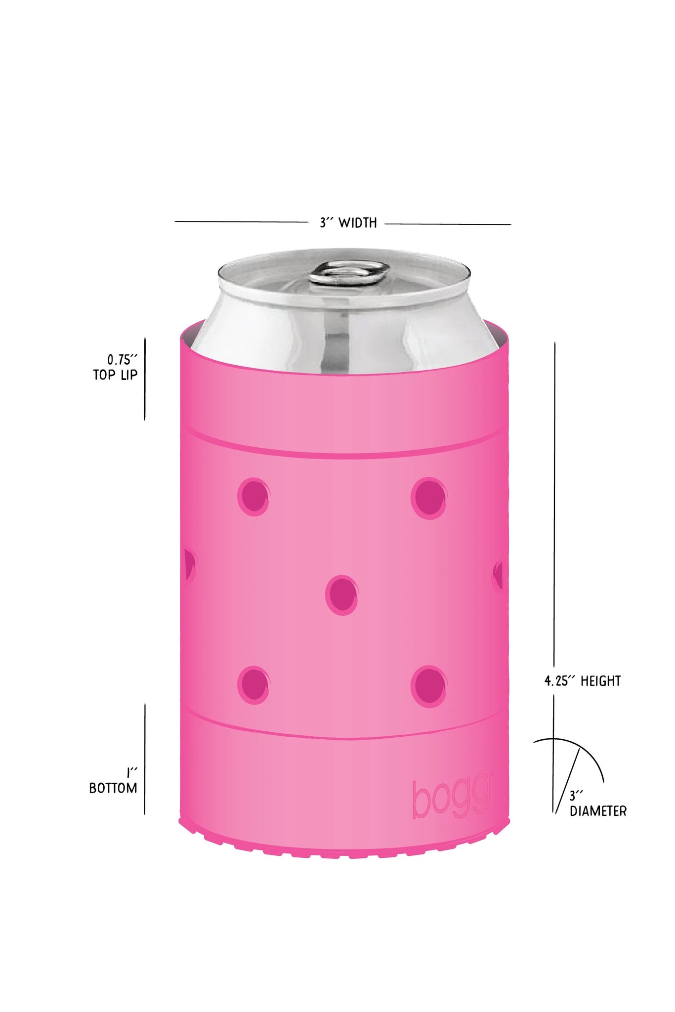 Hot Pink Regular Bogg Boozie