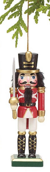 Nutcracker Ballet Wooden Ornament (Nutcracker Soldier)