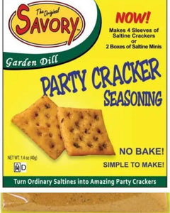 Savory Party Cracker Seasoning- Garden Dill