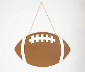Football wooden doorhanger