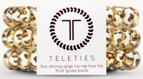 Brown Leopard Small Teletie