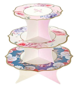 Floral Paper Cake Stand