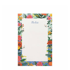 Rifle blue floral Notes notepad