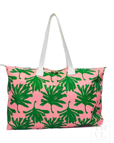 TRVL Pack It Up Duffle- Palm Palm