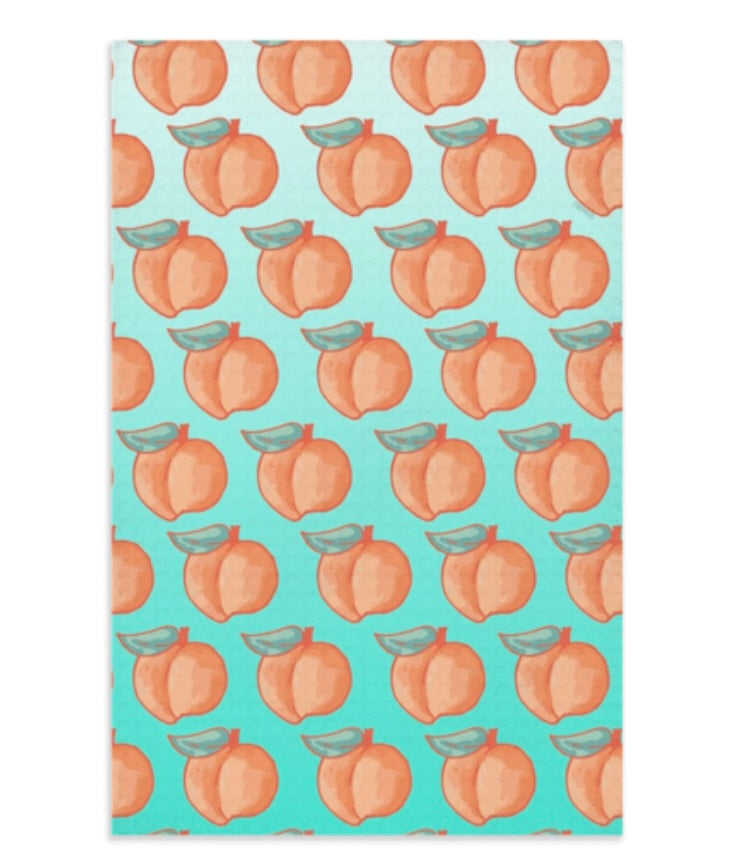 Jessica Reynolds Peaches Tea Towel