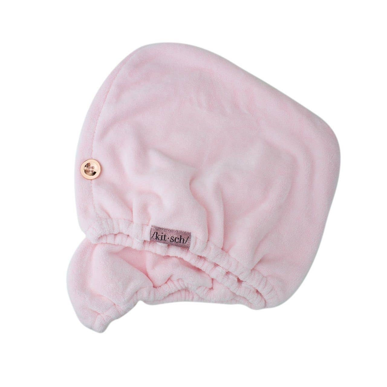 Pink Microfiber Hair Towel