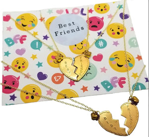 Brass Best Friends Necklaces