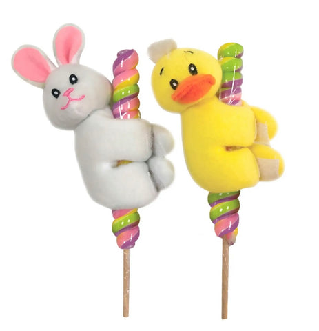 Easter Bunny Plush and Lollipop