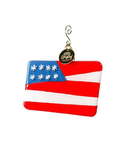 Happy Everything Flag Ornament