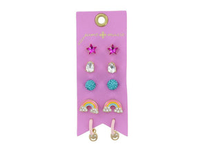 Pink Star Assorted Earrings