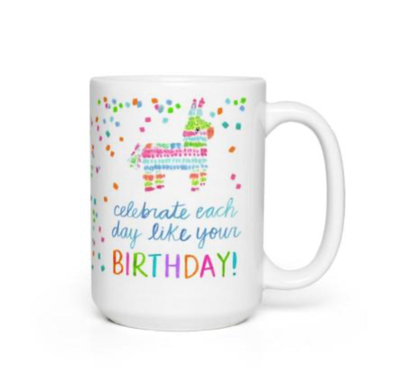 Celebrate birthday mug